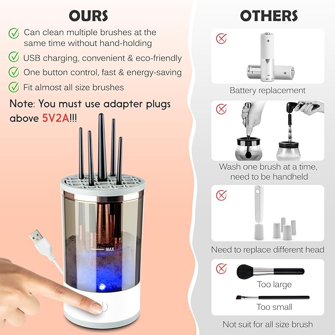 EnjoyPick™-Electric Makeup Brush Cleaner