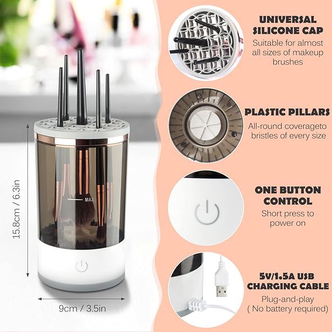 EnjoyPick™-Electric Makeup Brush Cleaner
