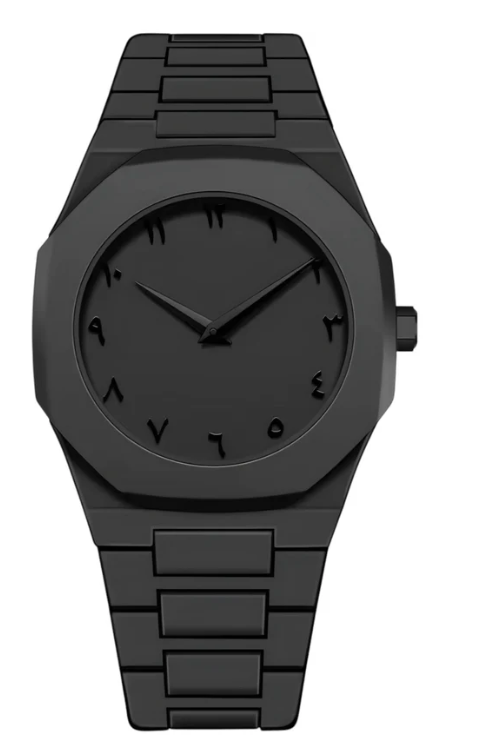 AURA Arabic Edition – Stylish Black Dial | Premium Design