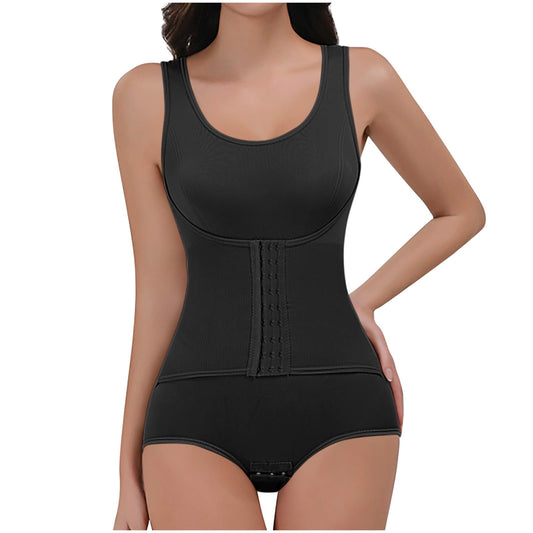 WOMEN'S ONE PIECE SHAPWEAR DOUBLE-LAYER ABDOMEN CONTROL