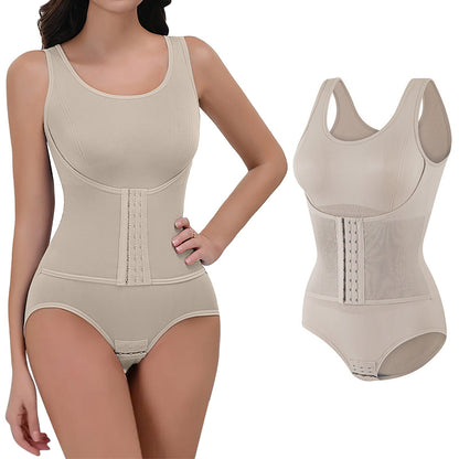 WOMEN'S ONE PIECE SHAPWEAR DOUBLE-LAYER ABDOMEN CONTROL