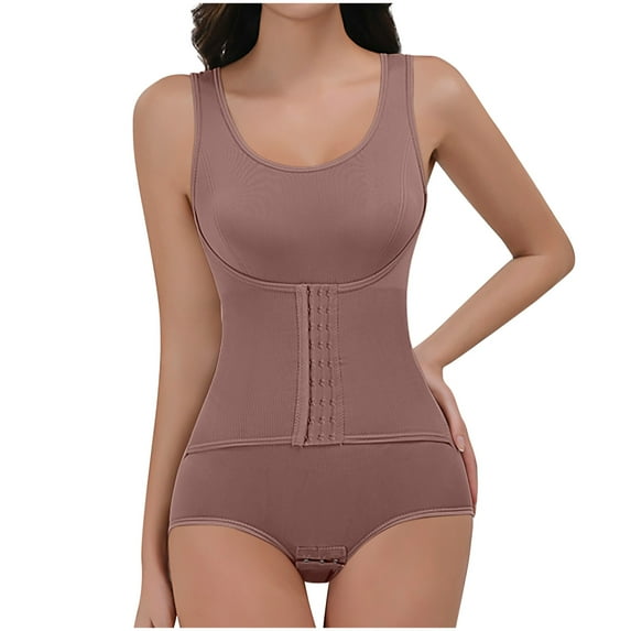 WOMEN'S ONE PIECE SHAPWEAR DOUBLE-LAYER ABDOMEN CONTROL