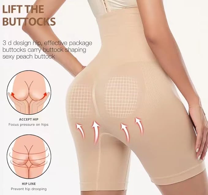 Body Shaper with huk eamless Shapewear | High Waist Women's Corset for Flat Belly