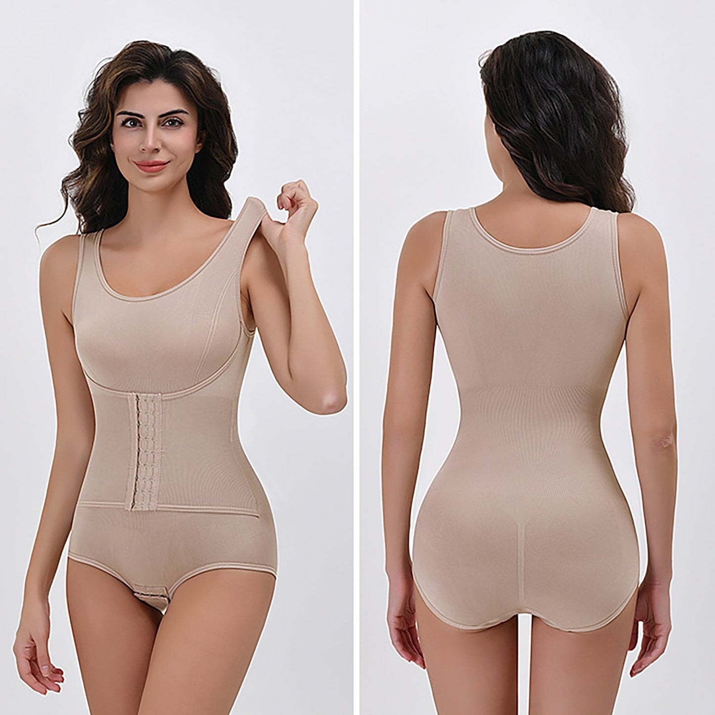 WOMEN'S ONE PIECE SHAPWEAR DOUBLE-LAYER ABDOMEN CONTROL