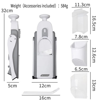 Safe Mandoline Slicer - Multifunctional Vegetable Chopper